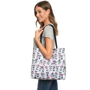 New Mickey Minnie Mouse Tote Bag Rope Handle Carry-On Travel Disney Beach Bag